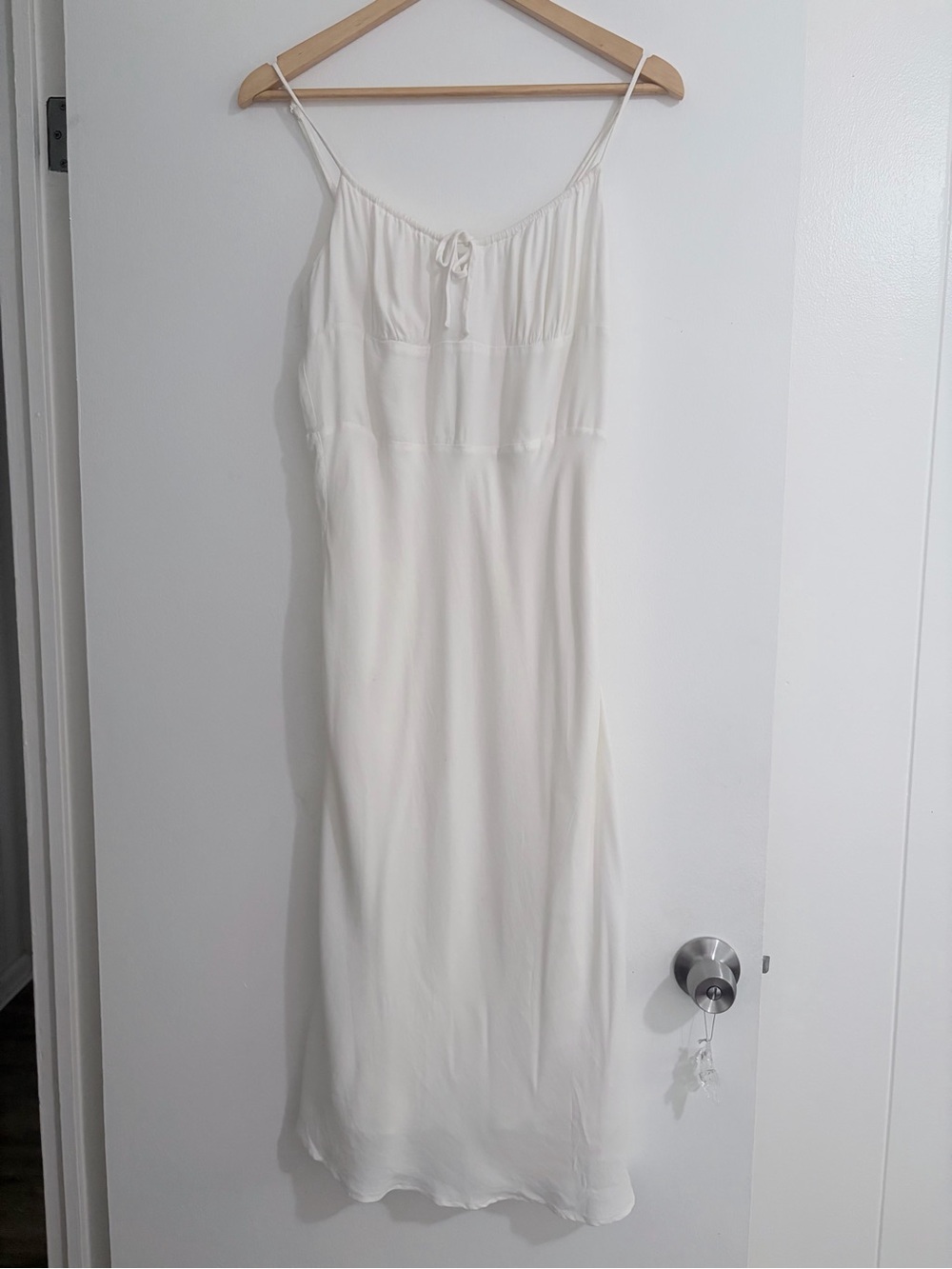 Aritzia Wilfred Bellow White Midi Dress 8